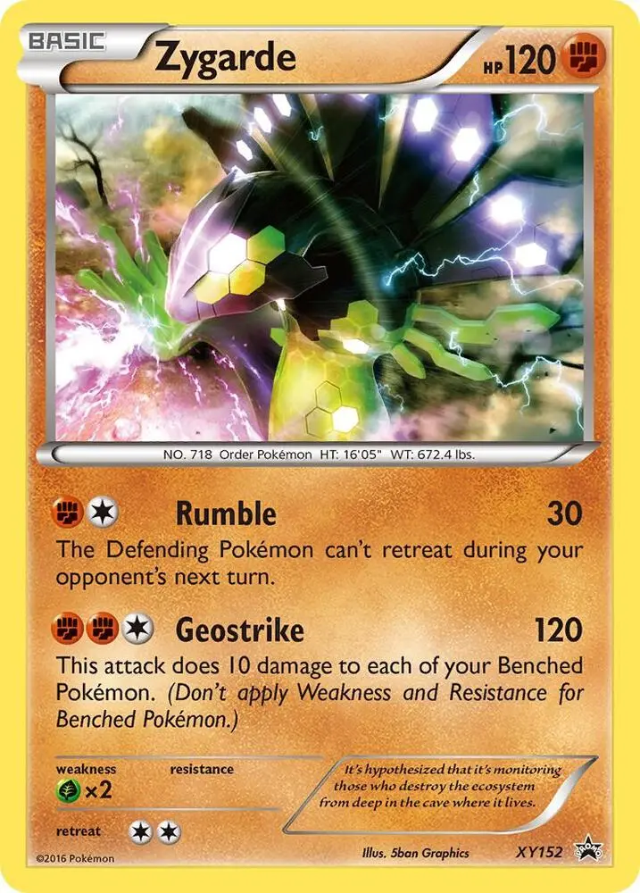 Zygarde, XY Black Star Promos XY152/211