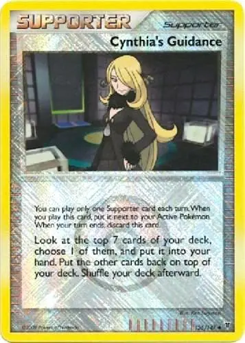 Cynthia's Guidance, League & Championship Cards 136/147