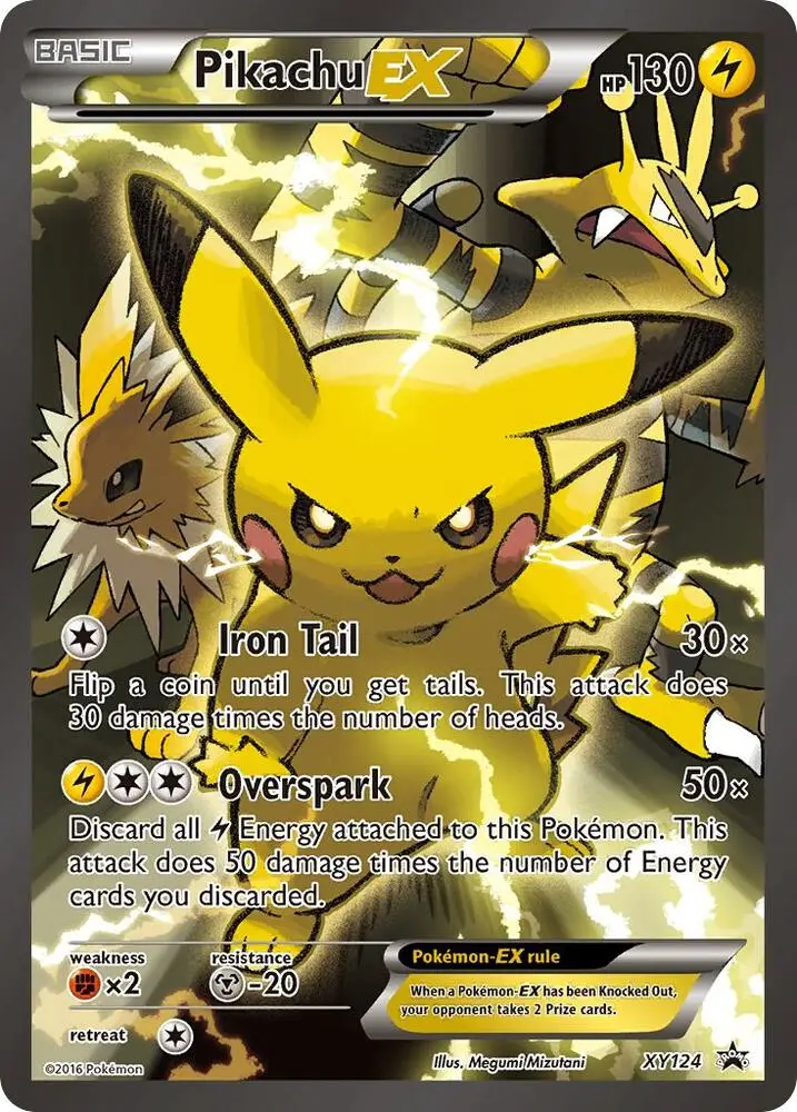 Pikachu EX, XY Black Star Promos XY124/211