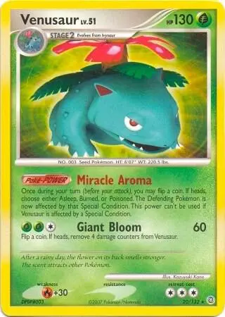 Venusaur (Secret Wonders), Deck Exclusives 020/132