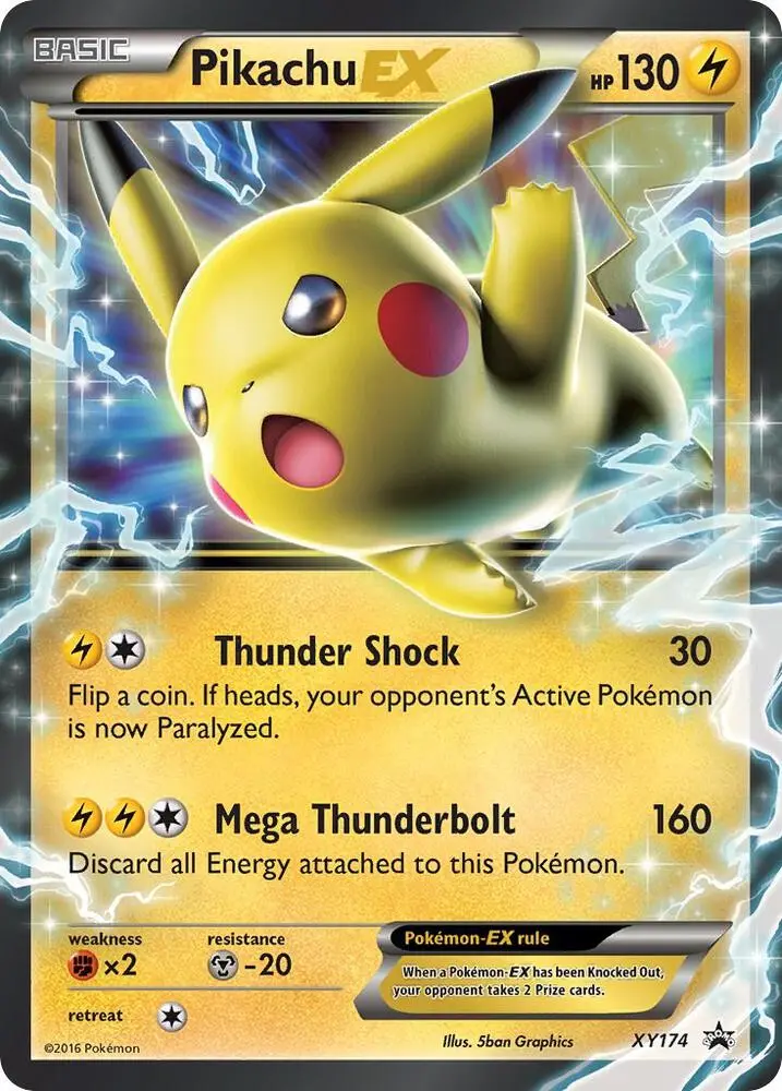Pikachu-EX, XY Black Star Promos XY174/211
