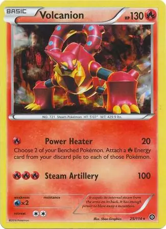 Volcanion, Deck Exclusives 025/114