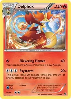 Delphox, Deck Exclusives 013/124