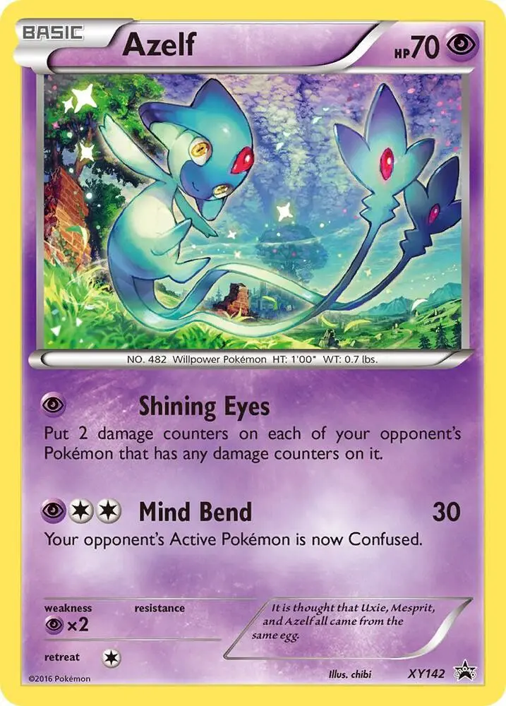 Azelf, XY Black Star Promos XY142/211