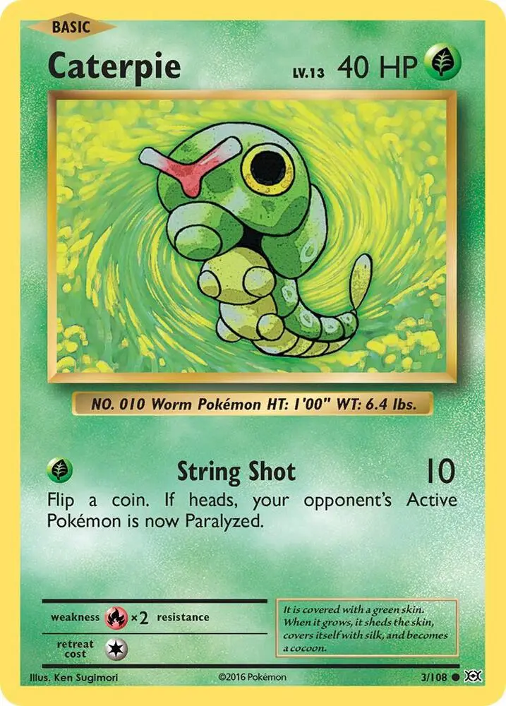Caterpie, Evolutions 3/108