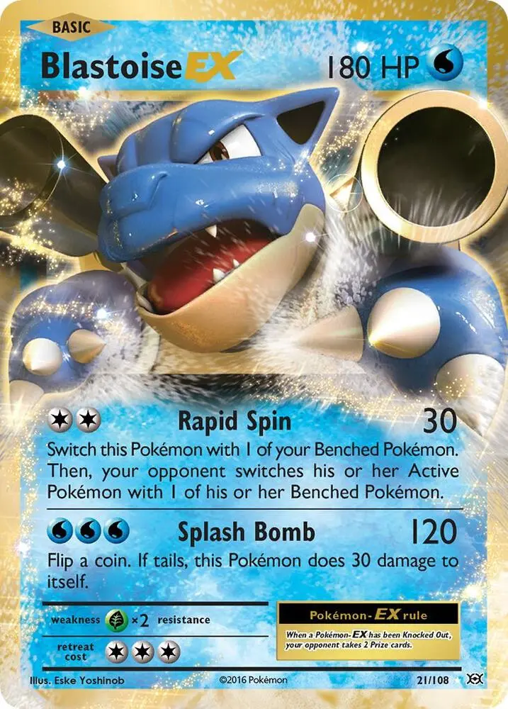 Blastoise EX, Evolutions 21/108