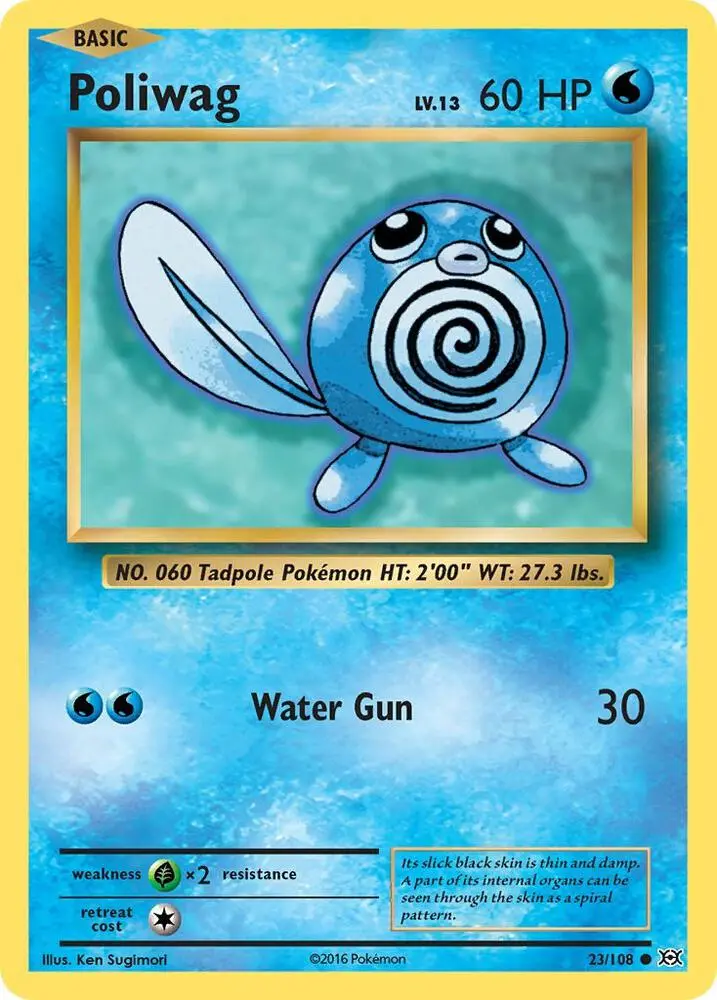 Poliwag, Evolutions 23/108
