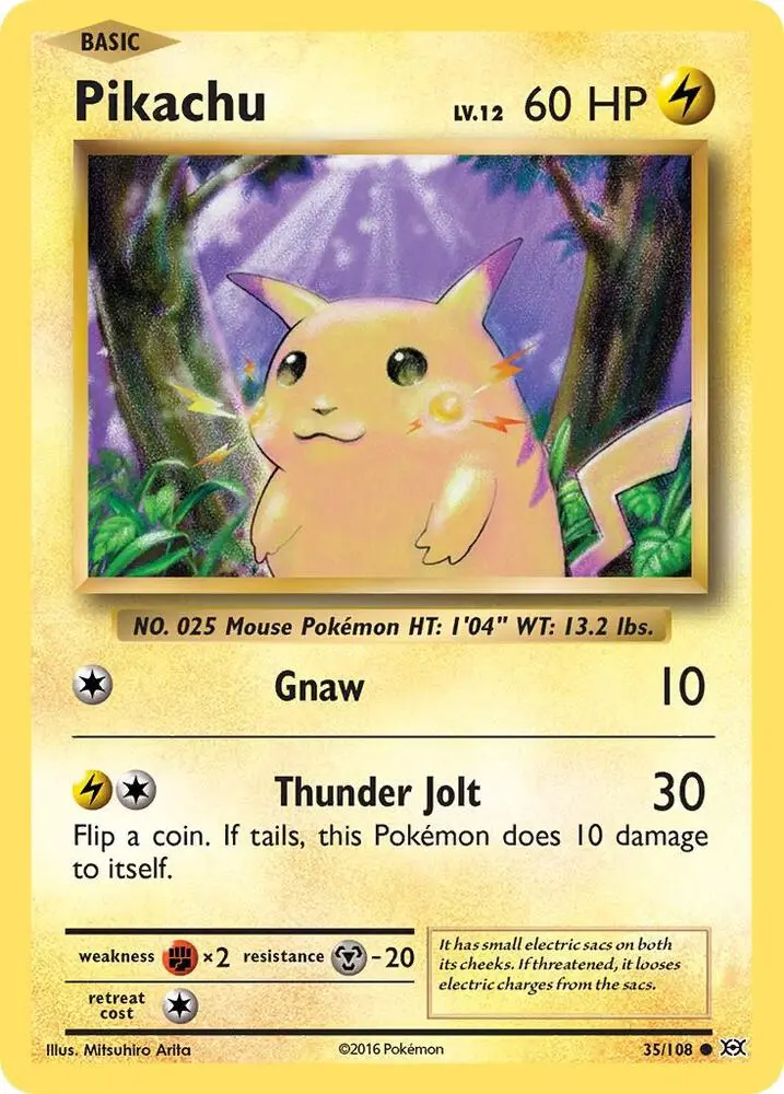Pikachu, Evolutions 35/108