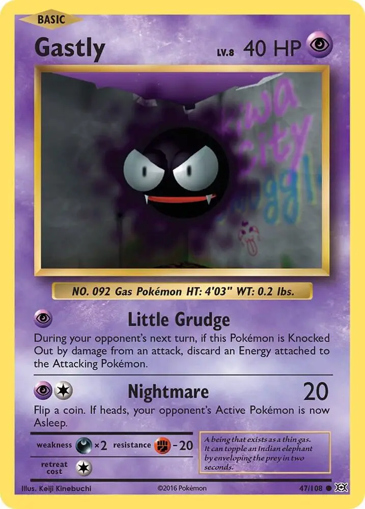 Gastly, Evolutions 47/108