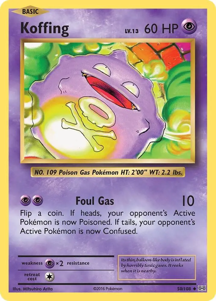 Koffing, Evolutions 50/108