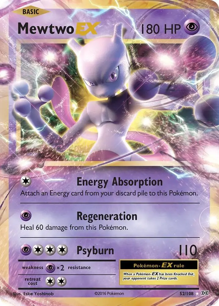 Mewtwo EX, Evolutions 52/108