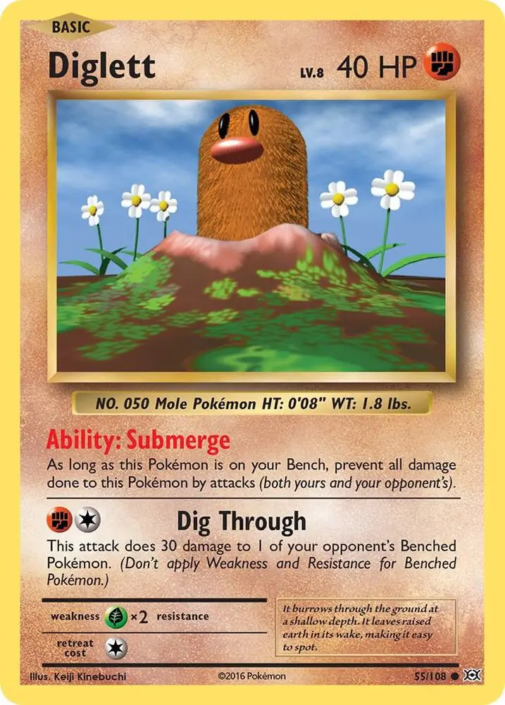 Diglett, Evolutions 55/108