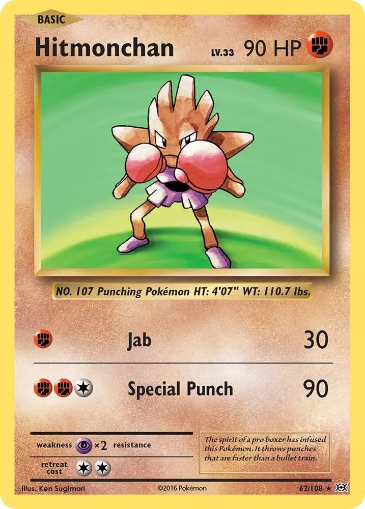 Hitmonchan, Evolutions 62/108