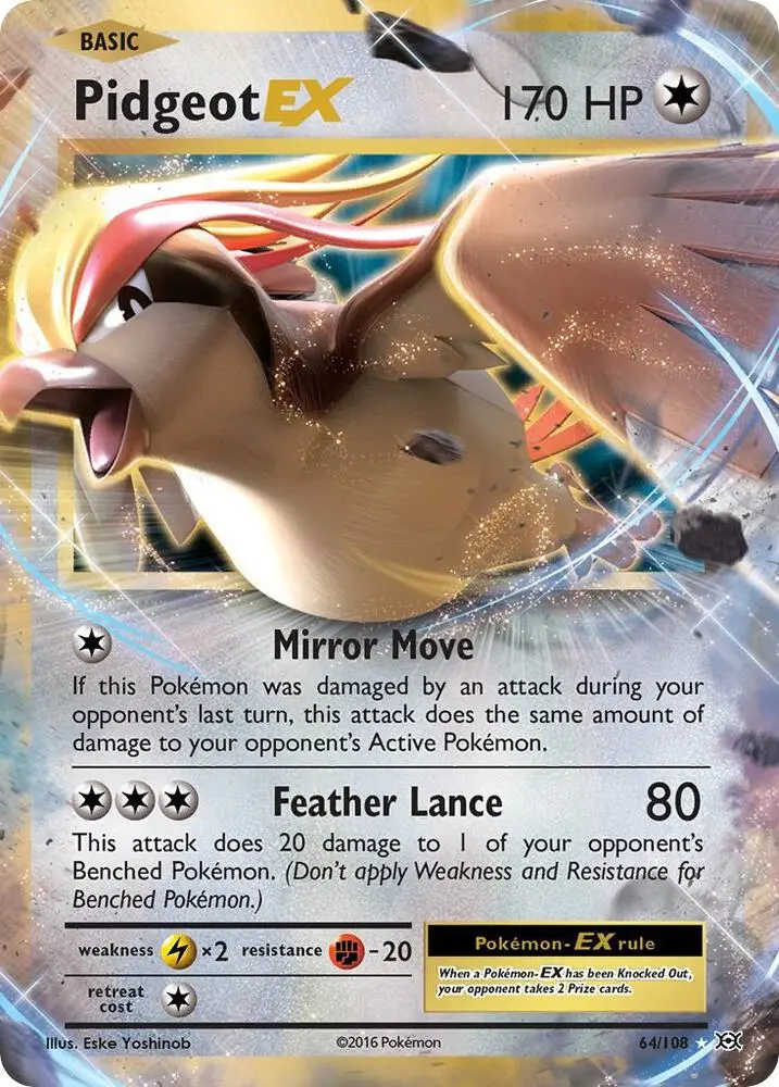Pidgeot EX, Evolutions 64/108