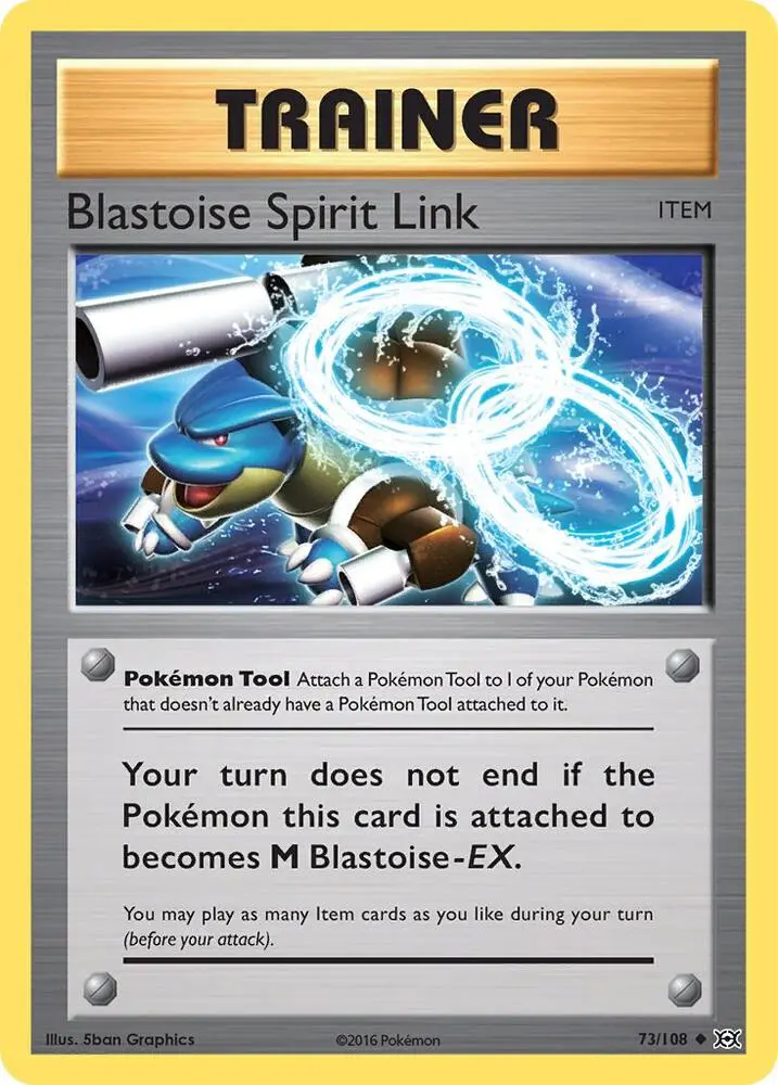 Blastoise Spirit Link, Evolutions 73/108
