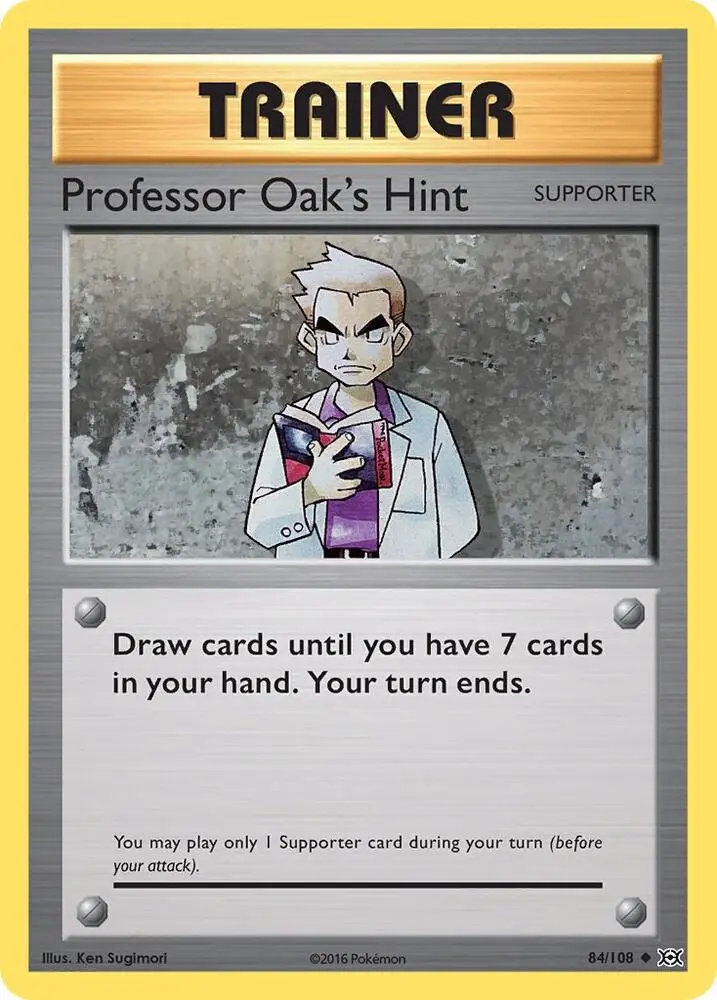 Professor Oak's Hint, Evolutions 84/108