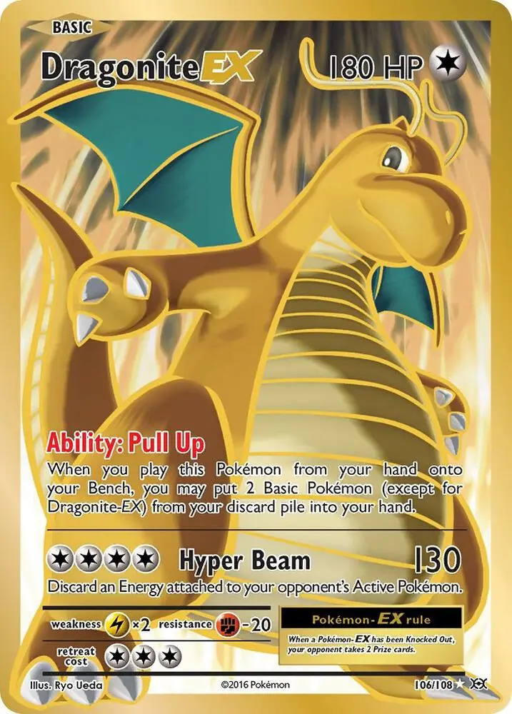 Dragonite EX, Evolutions 106/108