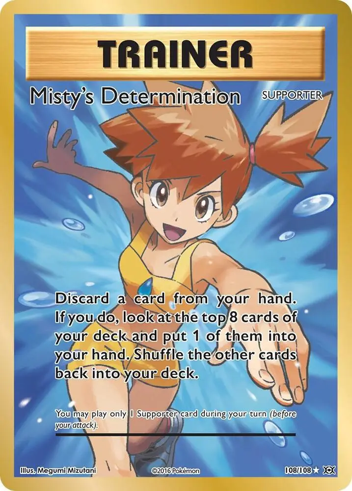 Misty's Determination, Evolutions 108/108