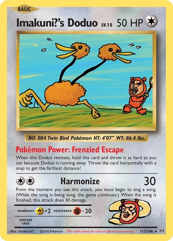 Imakuni?'s Doduo, Evolutions 112/108