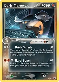 Dark Marowak, Deck Exclusives 007/109