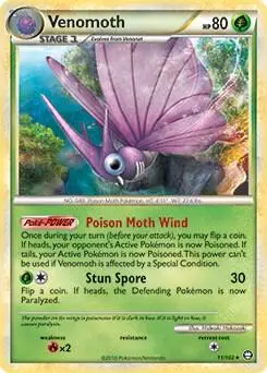 Venomoth, Deck Exclusives 011/102