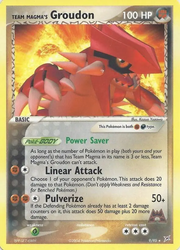 Team Magma's Groudon, Deck Exclusives 009/095