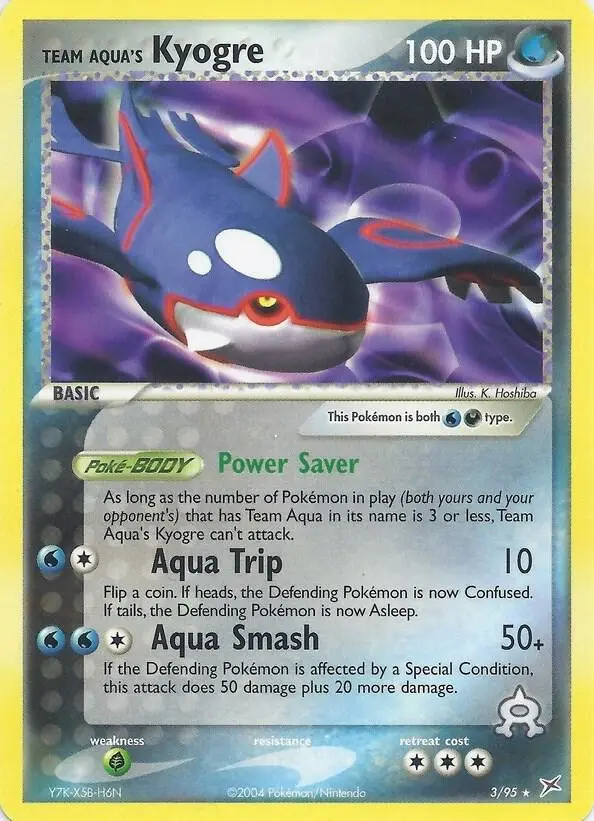Team Aqua's Kyogre, Deck Exclusives 003/095