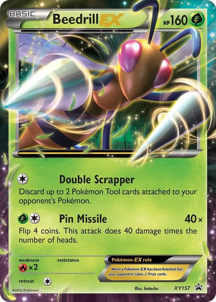 Beedrill EX, XY Black Star Promos XY157/211