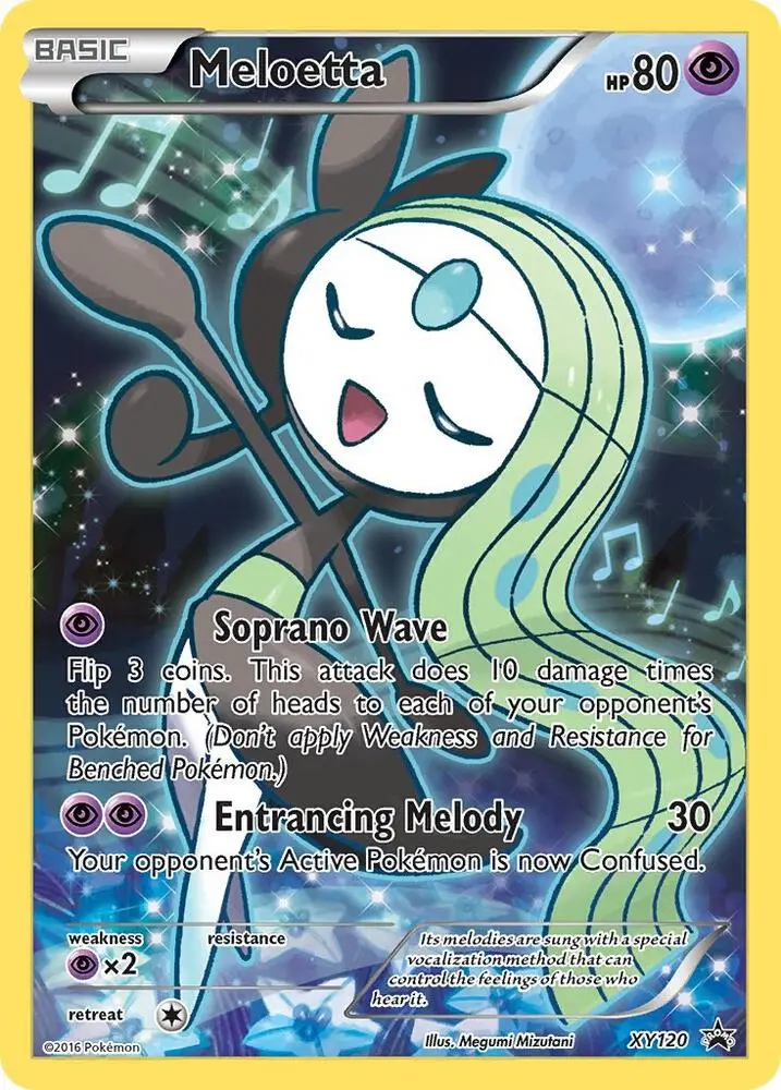 Meloetta, XY Black Star Promos XY120/211