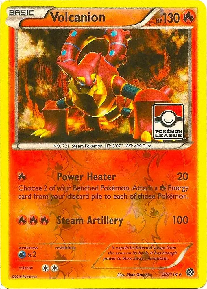 Volcanion, League & Championship Cards 025/114