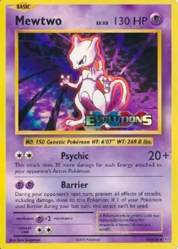 Mewtwo (XY Evolutions Prerelease), XY Black Star Promos 51/108