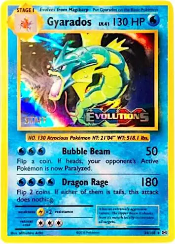 Gyarados, XY Black Star Promos 34/108