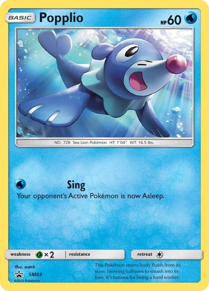 Popplio, SM Black Star Promos SM03/248
