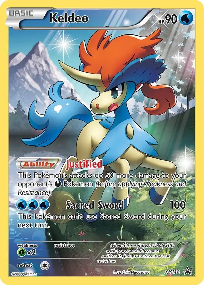 Keldeo, XY Black Star Promos XY118/211