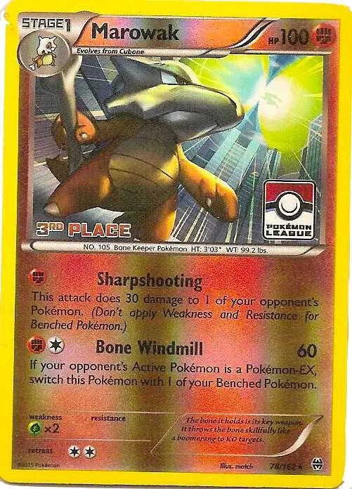 Marowak, League & Championship Cards 078/162