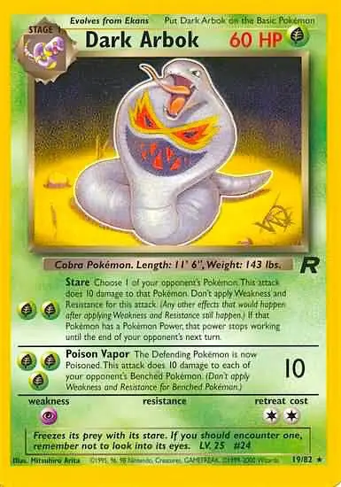 Dark Arbok [W Stamped], Wizards Black Star Promos 19/82
