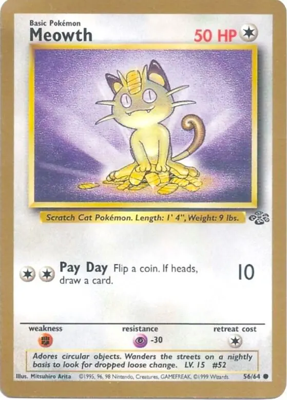 Meowth, Miscellaneous Cards & Products 56/64