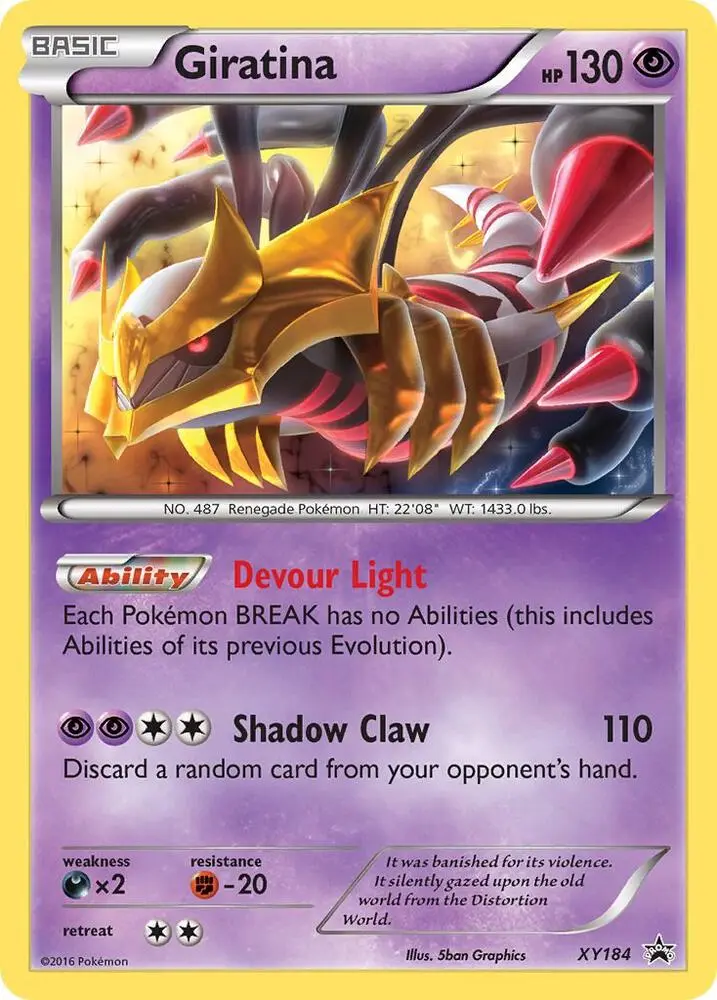 Giratina, XY Black Star Promos XY184/211