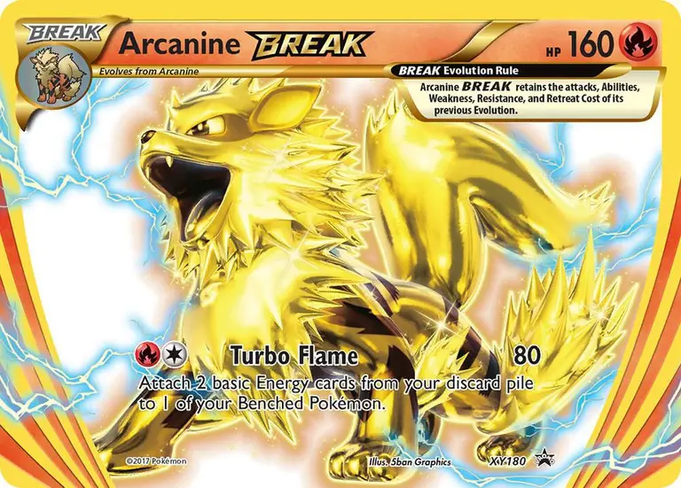 Arcanine BREAK, XY Black Star Promos XY180/211