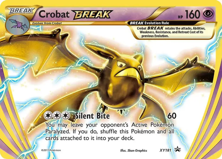Crobat BREAK, XY Black Star Promos XY181/211