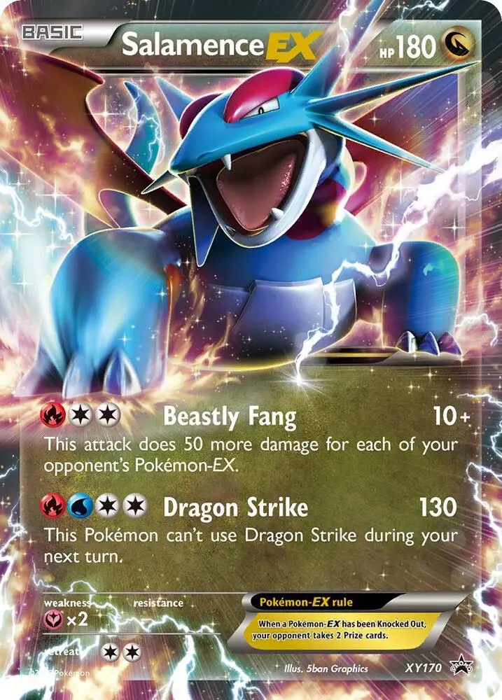 Salamence EX, XY Black Star Promos XY170/211