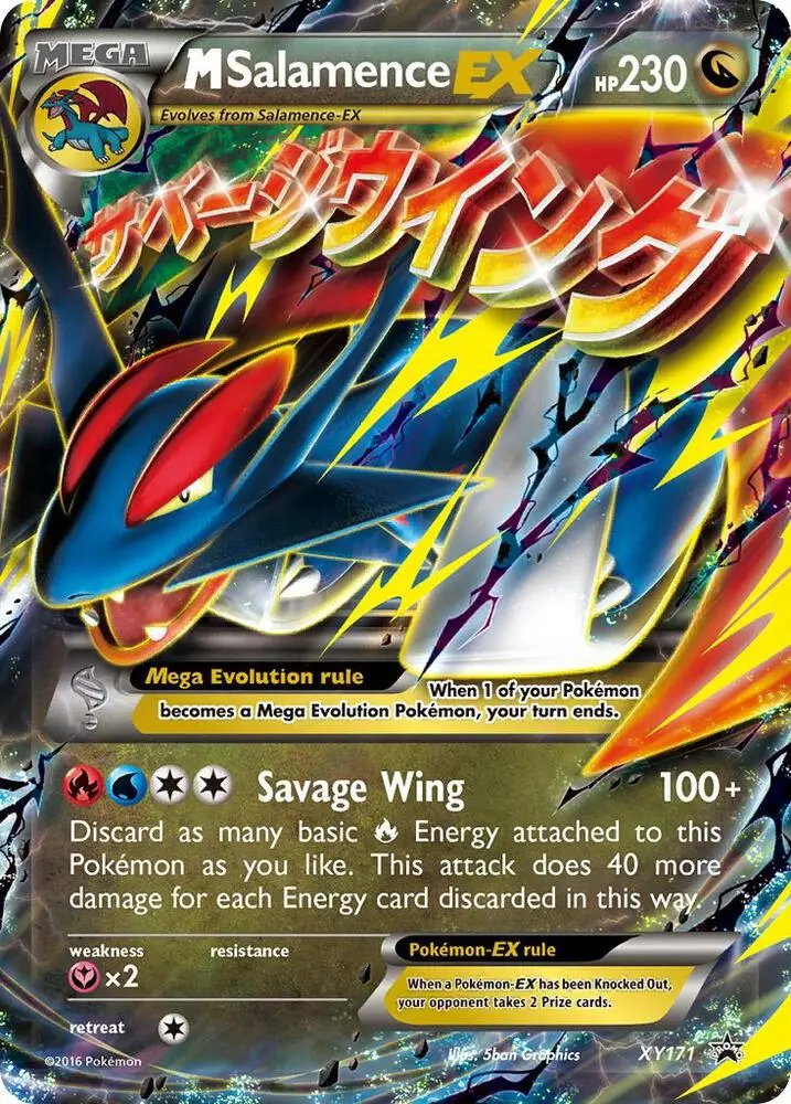 M Salamence-EX, XY Black Star Promos XY171/211