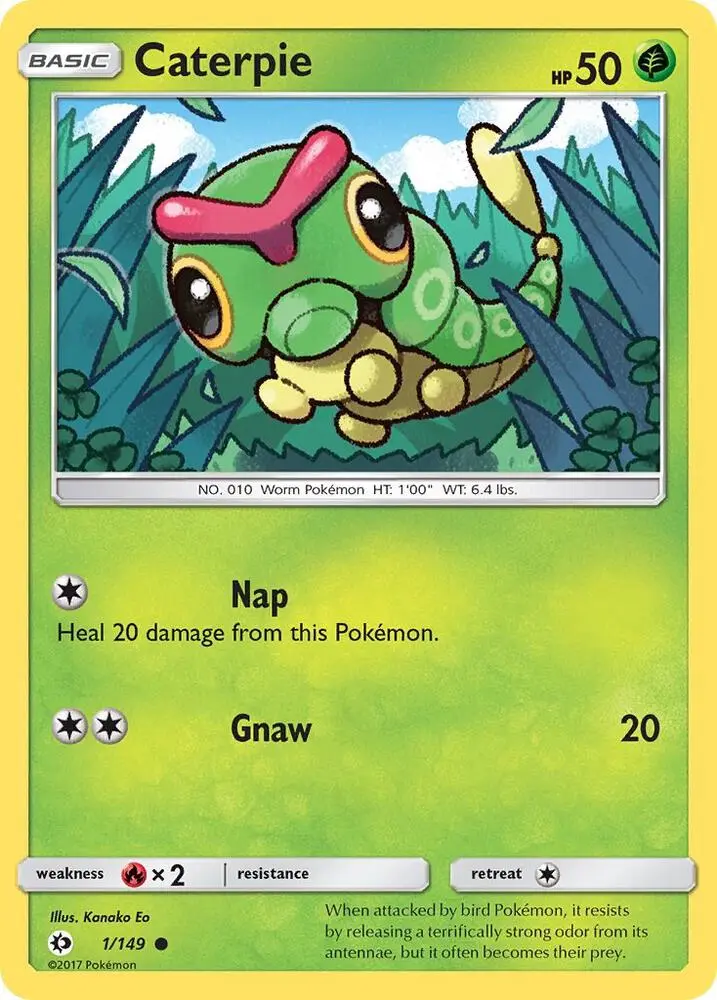 Caterpie, Sun & Moon 1/149