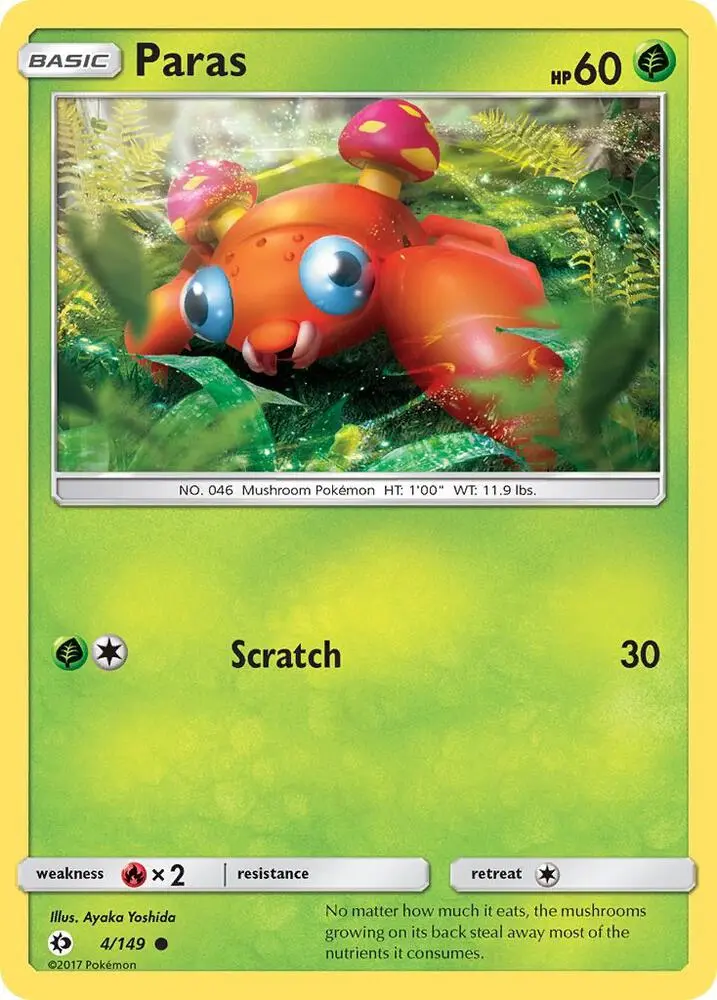Paras, Sun & Moon 4/149