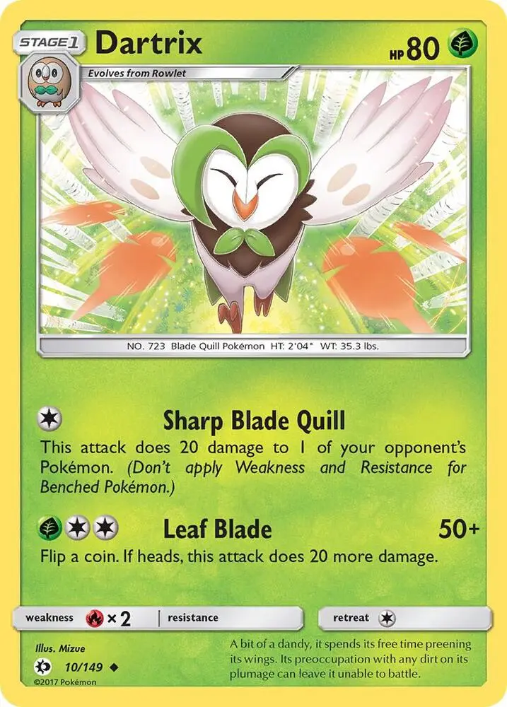 Dartrix, Sun & Moon 10/149