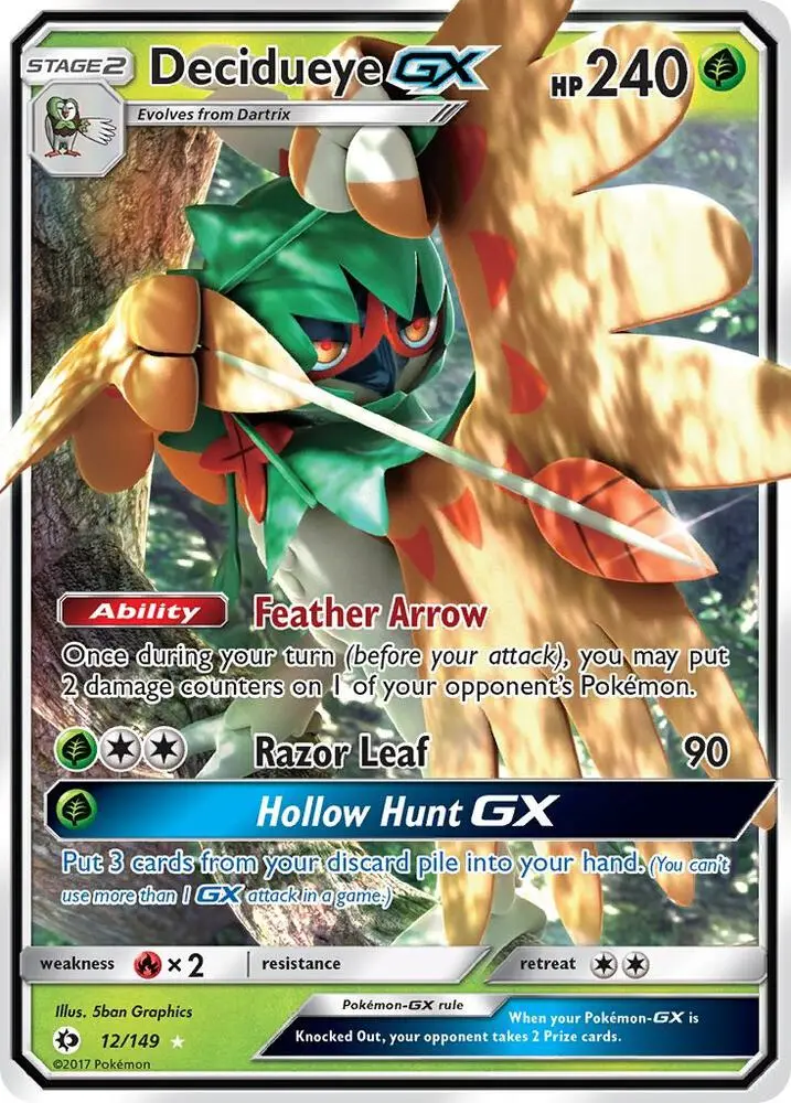 Decidueye GX, Sun & Moon 12/149