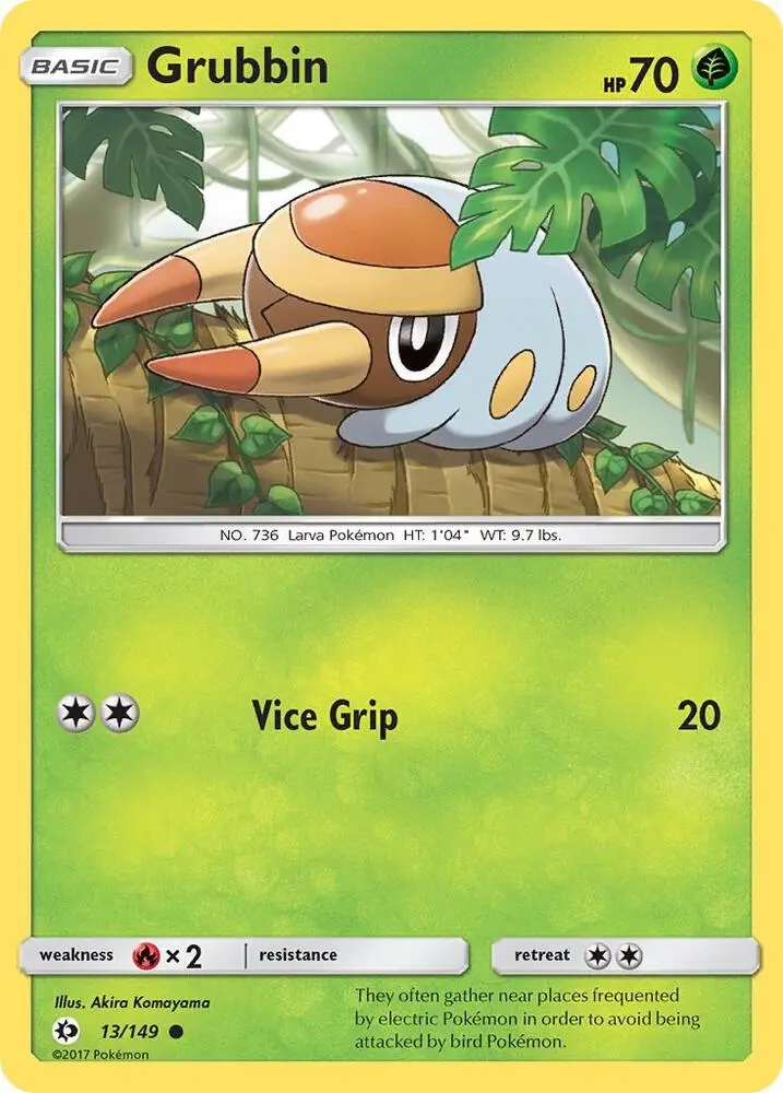 Grubbin, Sun & Moon 13/149