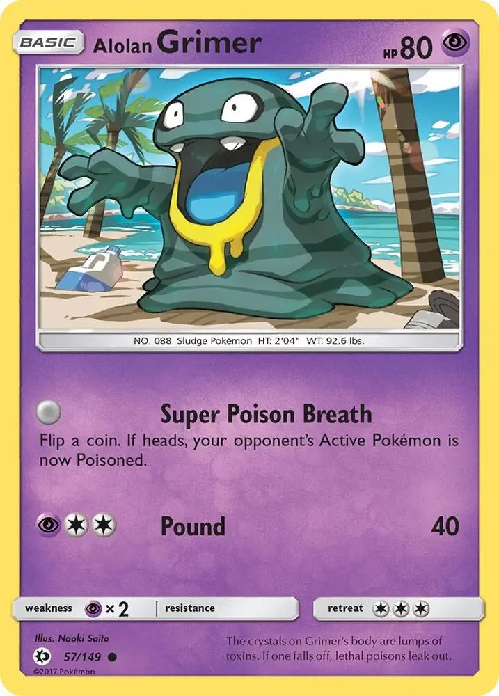 Alolan Grimer, Sun & Moon 57/149