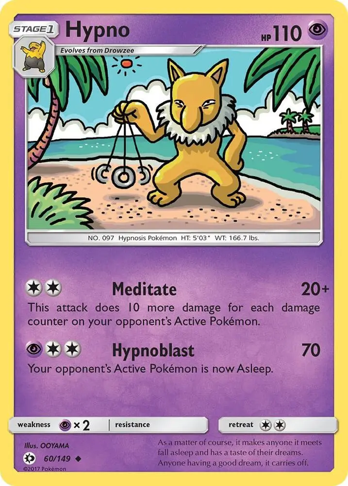 Hypno, Sun & Moon 60/149