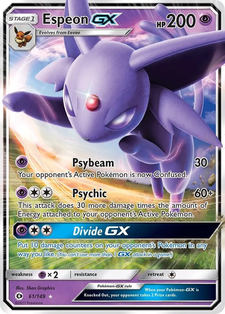 Espeon GX, Sun & Moon 61/149